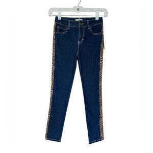 GB girls Blue Jeans and with Animal Print Stripe